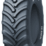 Side profile of Tianli AG‑RADIAL agricultural radial tyre with angled lugs and wide contact patch for excellent traction and extended wear.