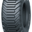 Side profile of Tianli Flotation Implement tyre showing wide, tubeless flotation tread ribs and grooves built for agricultural trailers and implements.