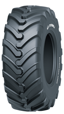 Side profile of Tianli Backtrack Radial Supreme tyre showcasing deep, angled radial tread and reinforced shoulders ideal for heavy-duty use.